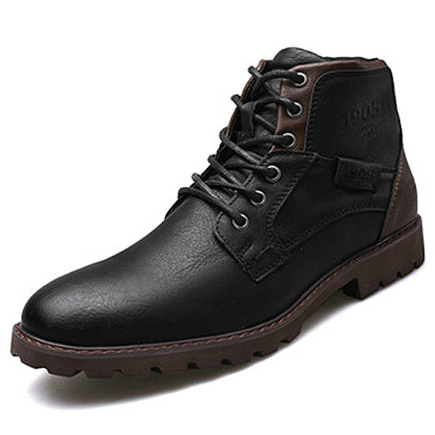 West Louis™ Handmade Leather Outdoor Ankle Boots