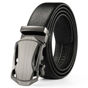 West Louis™ Automatic Buckle Leather Business Belt