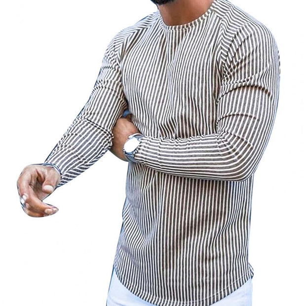West Louis™ Blend Stripe Plaid Streetwear Pullover