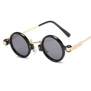 West Louis™ Vintage Round Small Mirror Luxury Designer Sunglasses