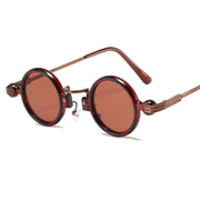 West Louis™ Vintage Round Small Mirror Luxury Designer Sunglasses