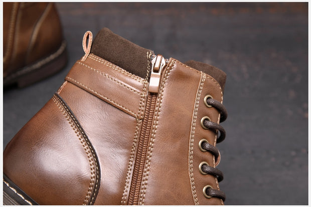 West Louis™ Vintage Business Dress Leather Boots
