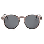 West Louis™ Retro Round Brand Design Transparent Sunglasses