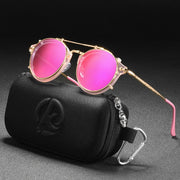 West Louis™ Fashion Retro Round Glasses Luxury Sunglasses