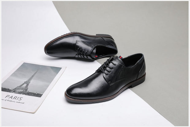West Louis™ Classic Leather Elegant Oxford Shoes