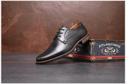 West Louis™ Men Lace Up Classic Formal Shoes