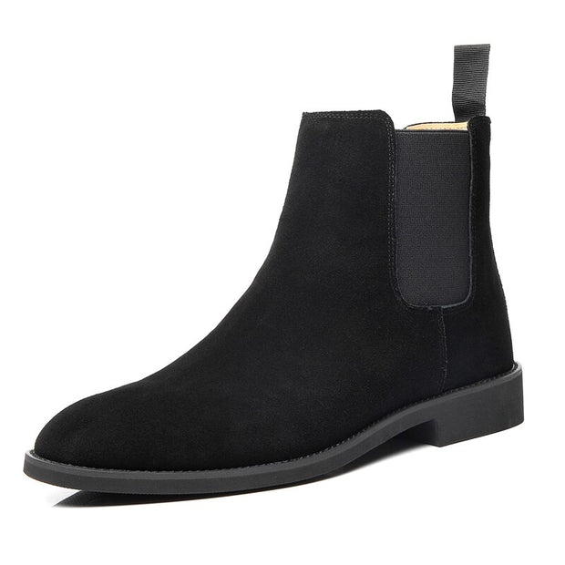 West Louis™ Classic Cow Suede Leather Chelsea Boots