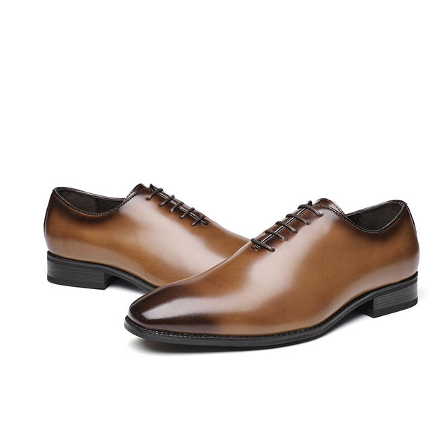 West Louis™ British Gentleman Genuine Leather Classic Dress Shoes