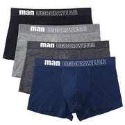 West Louis™ Men Cotton Soft Boxers Underwear 4Pcs