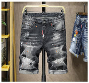 West Louis™ High Street Holes Fit Jeans Shorts