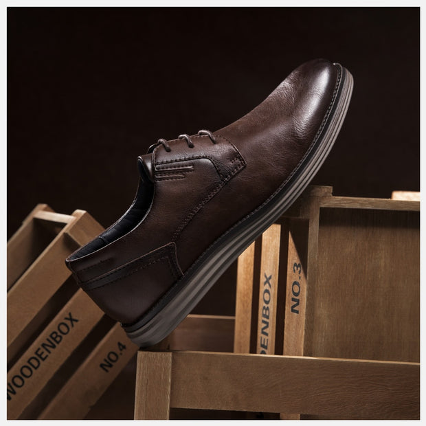 West Louis™ Genuine Leather Handmade Business Dress Shoes