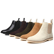 West Louis™ Classic Cow Suede Leather Chelsea Boots