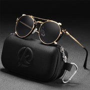 West Louis™ Fashion Retro Round Glasses Luxury Sunglasses