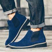 West Louis™ Designer Pointed Toe Suede Chelsea Boots