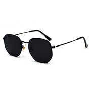 West Louis™ Polygon Retro Shades Metal Frame Sunglasses