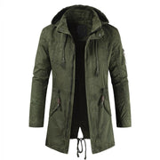 West Louis™ Military Tactical Mid-Long Hooded Parka