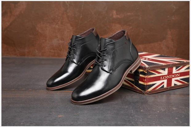 West Louis™ Luxury Handmade Leather Business-Men Chukka Boots