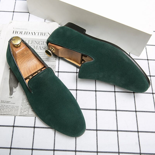 West Louis™ Designer Slip-On Suede Lightweight Loafers