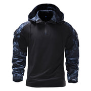 West Louis™ Mens Outdoor Military Camouflage Hooded Shirt