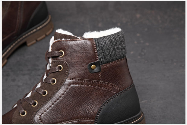 West Louis™ American Handmade Leather Winter Boots