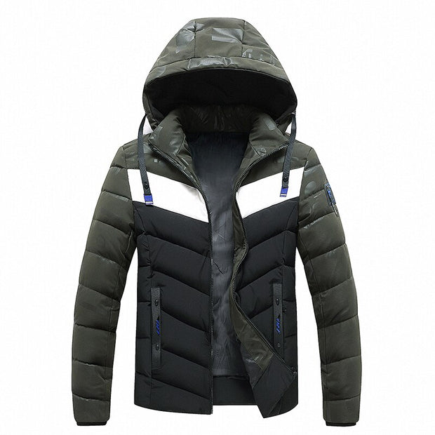 West Louis™ Brand Outwear Windproof Warm Coat