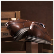 West Louis™ Genuine Leather Handmade Business Dress Shoes