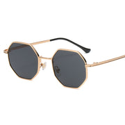 West Louis™ Luxury Polygon Metal Vintage Frame Sunglasses