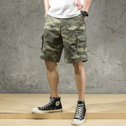 West Louis™ Fashion Brand Pure Cotton Trendy Camouflage Shorts