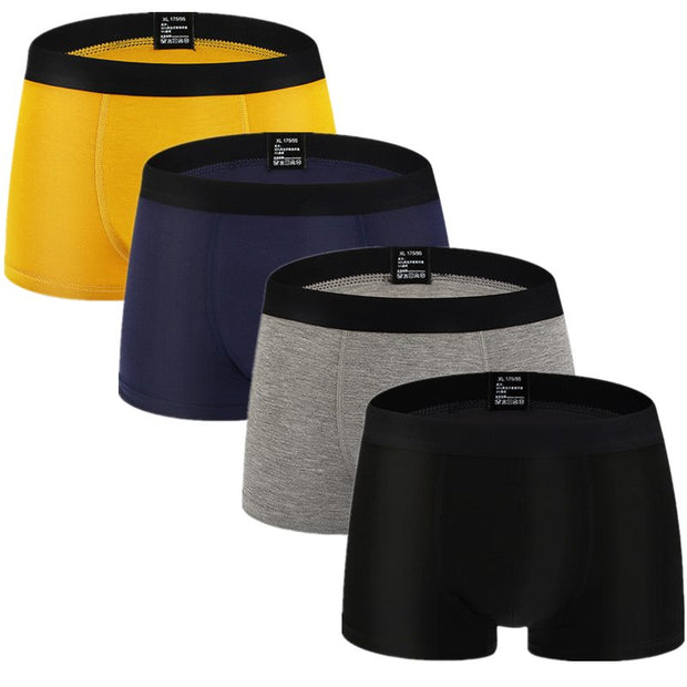 West Louis™ Short Breathable Trunk Thermal Boxers 4Pcs