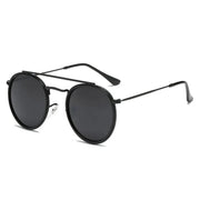 West Louis™ Retro Round Designer Glasses Metal Sunglasses