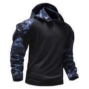 West Louis™ Mens Outdoor Military Camouflage Hooded Shirt