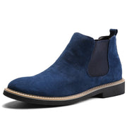 West Louis™ Designer Pointed Toe Suede Chelsea Boots