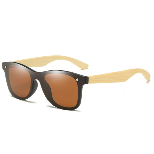 West Louis™ Ultralight Bamboo Wood Frame Polarized Men Sunglasses