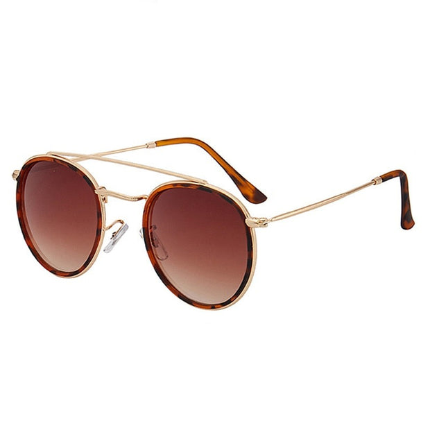 West Louis™ Retro Round Designer Glasses Metal Sunglasses