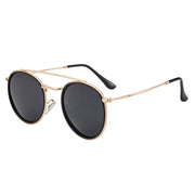West Louis™ Retro Round Designer Glasses Metal Sunglasses