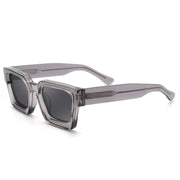 West Louis™ Thick Crystal Acetate Square Polarized Sunglasses