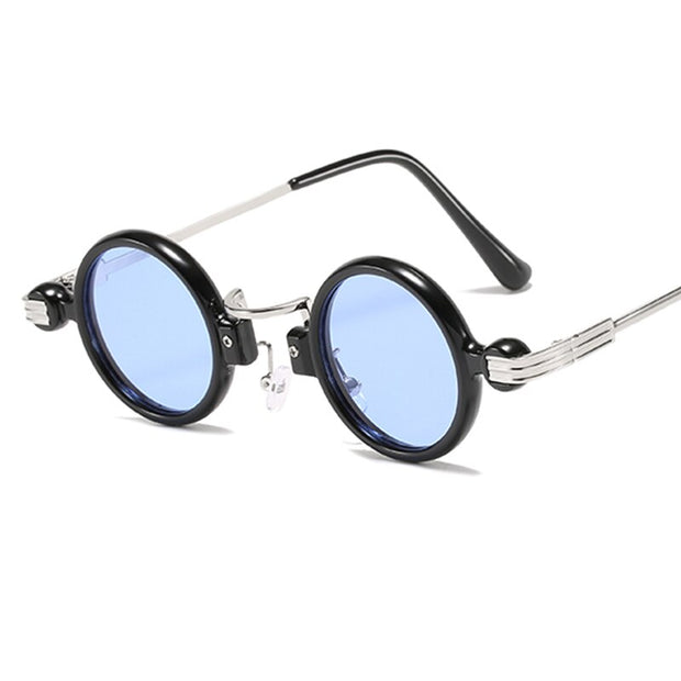 West Louis™ Vintage Round Small Mirror Luxury Designer Sunglasses