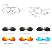 West Louis™ Classic Style Polarized Metal Frame Men Sunglasses