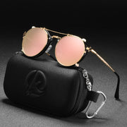 West Louis™ Fashion Retro Round Glasses Luxury Sunglasses