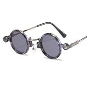 West Louis™ Vintage Round Small Mirror Luxury Designer Sunglasses