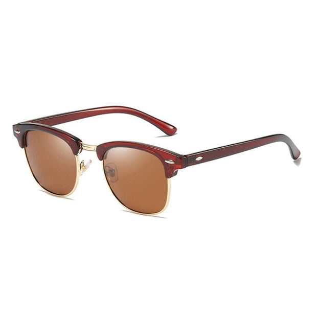 West Louis™ Designer Rivet Polarized Sunglasses