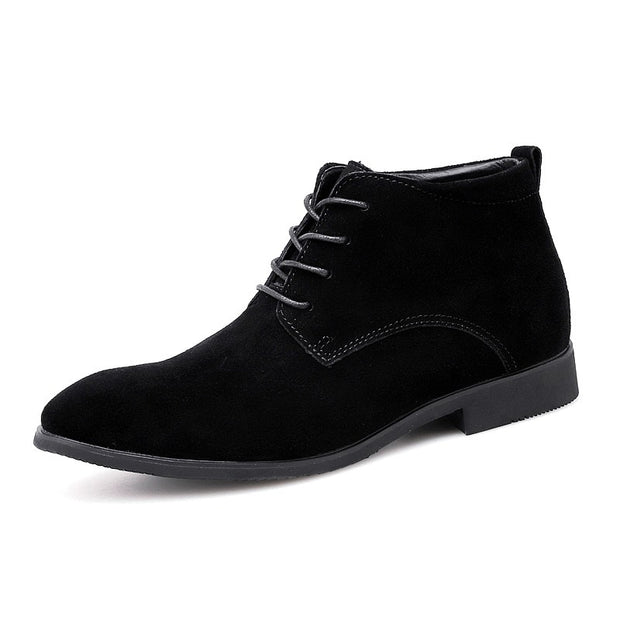 West Louis™ Luxury Business-Men Suede Leather Chukka Boots