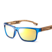 West Louis™ Brand Design Wood Frame Gradient Polarized Sunglasses