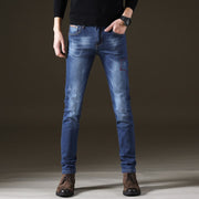 West Louis™ Fashion Slim Fit Cowboy Style Denim Jeans