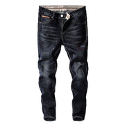 West Louis™ Fashion Slim Fit Cowboy Style Denim Jeans