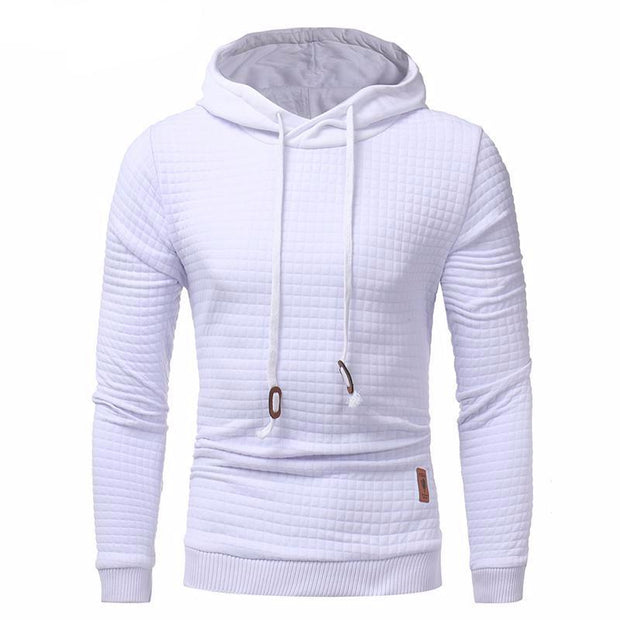 West Louis™ Autumn Solid Color Hoodie White / L - West Louis