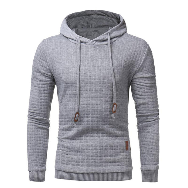 West Louis™ Autumn Solid Color Hoodie Light Gray / L - West Louis