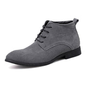 West Louis™ Luxury Business-Men Suede Leather Chukka Boots