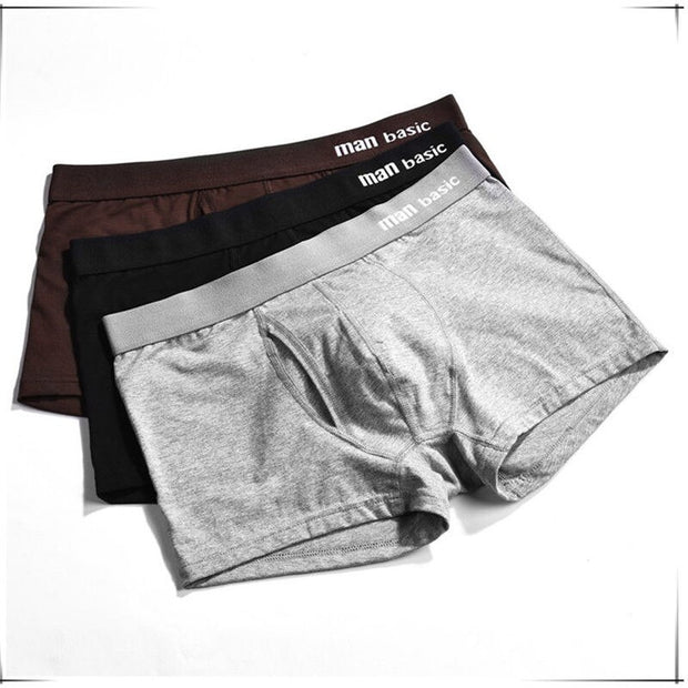 West Louis™ Comfy Cotton Sexy Boxers 4pcs