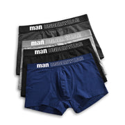 West Louis™ Men Breathable Trunk Cotton Underwear 4Pcs Pack
